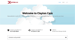 Desktop Screenshot of claytoncare.com