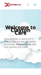 Mobile Screenshot of claytoncare.com